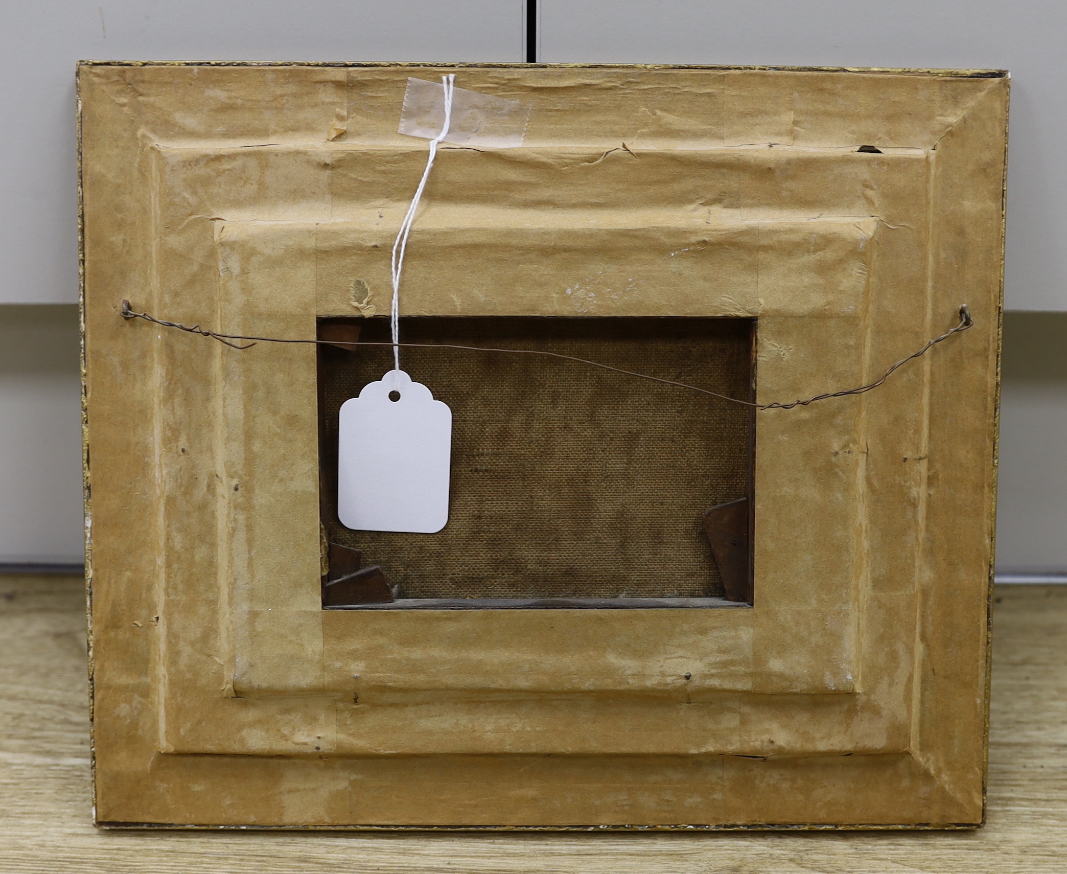 Oliver Clare (1852-1927), oil on canvas, Still life of fruit, signed, 14 x 19cm